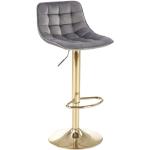 Barové židle Halmar ve zlaté barvě v elegantním stylu 