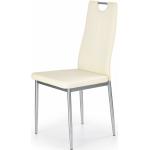 Jídelní židle Halmar v šedé barvě v moderním stylu z polyuretanu lakované 