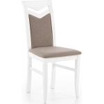 Jídelní židle Halmar v hnědé barvě v elegantním stylu z buku čalouněné 