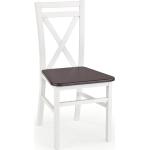 Jídelní židle Halmar v bílé barvě v contemporary stylu z buku 