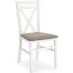 Jídelní židle Halmar v bílé barvě v contemporary stylu z buku 