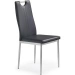 Jídelní židle Halmar v šedé barvě v elegantním stylu z polyuretanu matné 