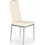Jídelní židle Halmar v šedé barvě v minimalistickém stylu z polyuretanu 