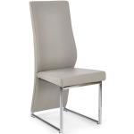Designové židle Halmar v šedé barvě v elegantním stylu z polyuretanu 