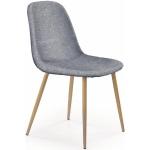 Jídelní židle Halmar v šedé barvě v moderním stylu 