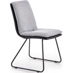 Jídelní židle Halmar v šedé barvě v elegantním stylu z polyuretanu 