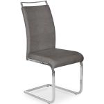 Jídelní židle Halmar v šedé barvě v minimalistickém stylu 