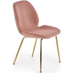 Jídelní židle Halmar ve zlaté barvě v elegantním stylu 