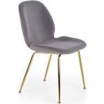 Jídelní židle Halmar ve zlaté barvě v elegantním stylu 