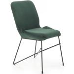 HALMAR Jídelní židle Poly tmavě zelená