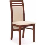 Jídelní židle Halmar ve smetanové barvě v elegantním stylu z buku 