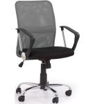 Kancelářské židle Halmar v šedé barvě s kolečky 