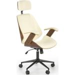 Kancelářské židle Halmar v šedé barvě v elegantním stylu z polyuretanu 
