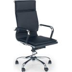 Kancelářské židle Halmar v černé barvě v moderním stylu z polyuretanu s kolečky 