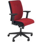Kancelářské židle Halmar v červené barvě v elegantním stylu z plastu 