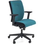 Kancelářské židle Halmar v modré barvě v elegantním stylu z plastu 