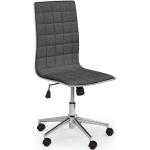 Kancelářské židle Halmar v tmavě šedivé barvě v elegantním stylu z chrómu 