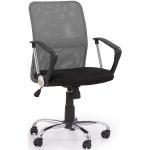 Kancelářské židle Halmar v šedé barvě v elegantním stylu z plastu 