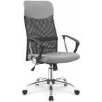Kancelářské židle Halmar v šedé barvě v elegantním stylu s nastavitelnou výškou 