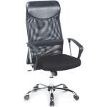 Kancelářské židle Halmar v černé barvě čalouněné 