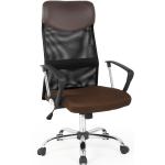 Kancelářské židle Halmar v hnědé barvě s nastavitelnou výškou 