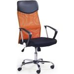 Kancelářské židle Halmar v oranžové barvě s nastavitelnou výškou 