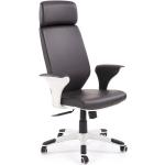 Kancelářské židle Halmar v bílé barvě z polyuretanu 