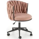 Dětské židle Halmar v růžové barvě v elegantním stylu 