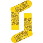 Pánské BIO Ponožky Happy Socks v žluté barvě z bavlny s motivem The Beatles ve slevě 