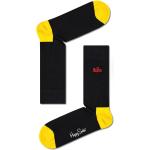 Pánské BIO Ponožky Happy Socks v černé barvě z bavlny s motivem The Beatles ve slevě 