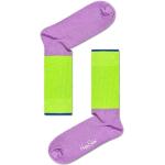 Pánské Ponožky Happy Socks ve fialové barvě v moderním stylu s mozaikovým vzorem ve slevě 