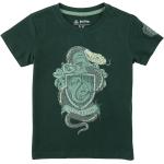 Dětská trička v tmavě zelené barvě s motivem Harry Potter Slytherin 
