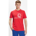 Pánská  Tenisová trička Head v červené barvě ve velikosti L 