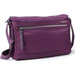 Dámské Elegantní kabelky Hedgren ve fialové barvě v elegantním stylu ze sametu 