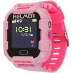 Náramkové hodinky v růžové barvě GPS vhodné na Sport s dotykovým displejem 