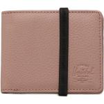 Dámské Kožené peněženky Herschel Roy v růžové barvě z koženky veganské ve slevě 