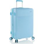 Dámské Plastové kufry Heys ve světle modré barvě z polykarbonátu 
