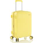 Dámské Plastové kufry Heys v žluté barvě z polykarbonátu ve slevě 