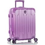 Dámské Plastové kufry Heys ve fialové barvě v elegantním stylu na čtyřech kolečkách o objemu 57 l 
