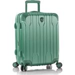 Dámské Plastové kufry Heys v zelené barvě v elegantním stylu na čtyřech kolečkách o objemu 57 l 