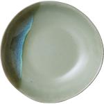 Misky a mísy v zelené barvě v retro stylu z keramiky 