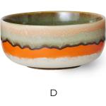 Misky a mísy vícebarevné v retro stylu z keramiky 