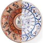 Hluboké talíře vícebarevné z porcelánu 