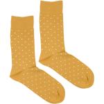 Pánské Ponožky v žluté barvě s puntíkovaným vzorem z bavlny ve velikosti 42 Svatební hosté 