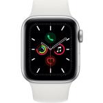 Hodinky Apple Apple Watch Series 5 GPS, 40mm Silver Aluminium Case with White Sport Band