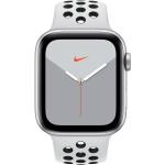 Hodinky Apple Apple Watch Series 5 GPS, 44mm Silver Aluminium Case with Pure Platinum/Black Sport Band