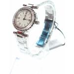Náramkové hodinky ve slevě s quartzovým pohonem s kovovým řemínkem ocelové s analogovým displejem s voděodolností 10 Bar 