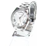 Náramkové hodinky Guess v šedé barvě ocelové s analogovým displejem s voděodolností 3 Bar 