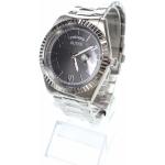 Náramkové hodinky Guess Nepromokavé v šedé barvě s quartzovým pohonem ocelové s analogovým displejem s voděodolností 5 Bar 