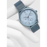 Dámské Náramkové hodinky Tommy Hilfiger Nepromokavé v modré barvě kulaté ve slevě s quartzovým pohonem ocelové s voděodolností 3 Bar 
